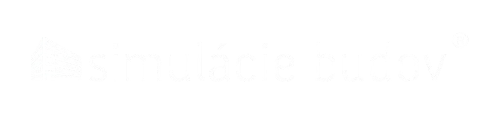 logo simulacei budov biele